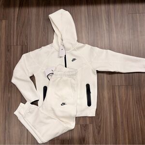 Nike Cream Tracksuit with Black Details